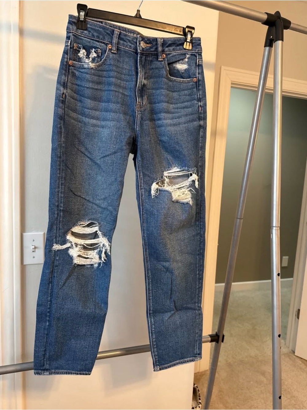 American Eagle Mom Straight Jean